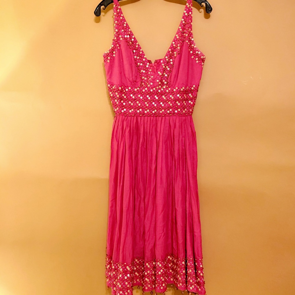 Fushia Beaded Tracy Reese